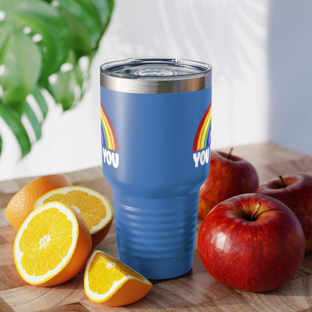 You Do You | Rainbow | Gay Pride | Ringneck Tumbler | 30oz