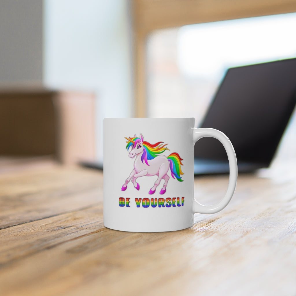 Be Yourself Unicorn | Gay Pride | Coffee Mug