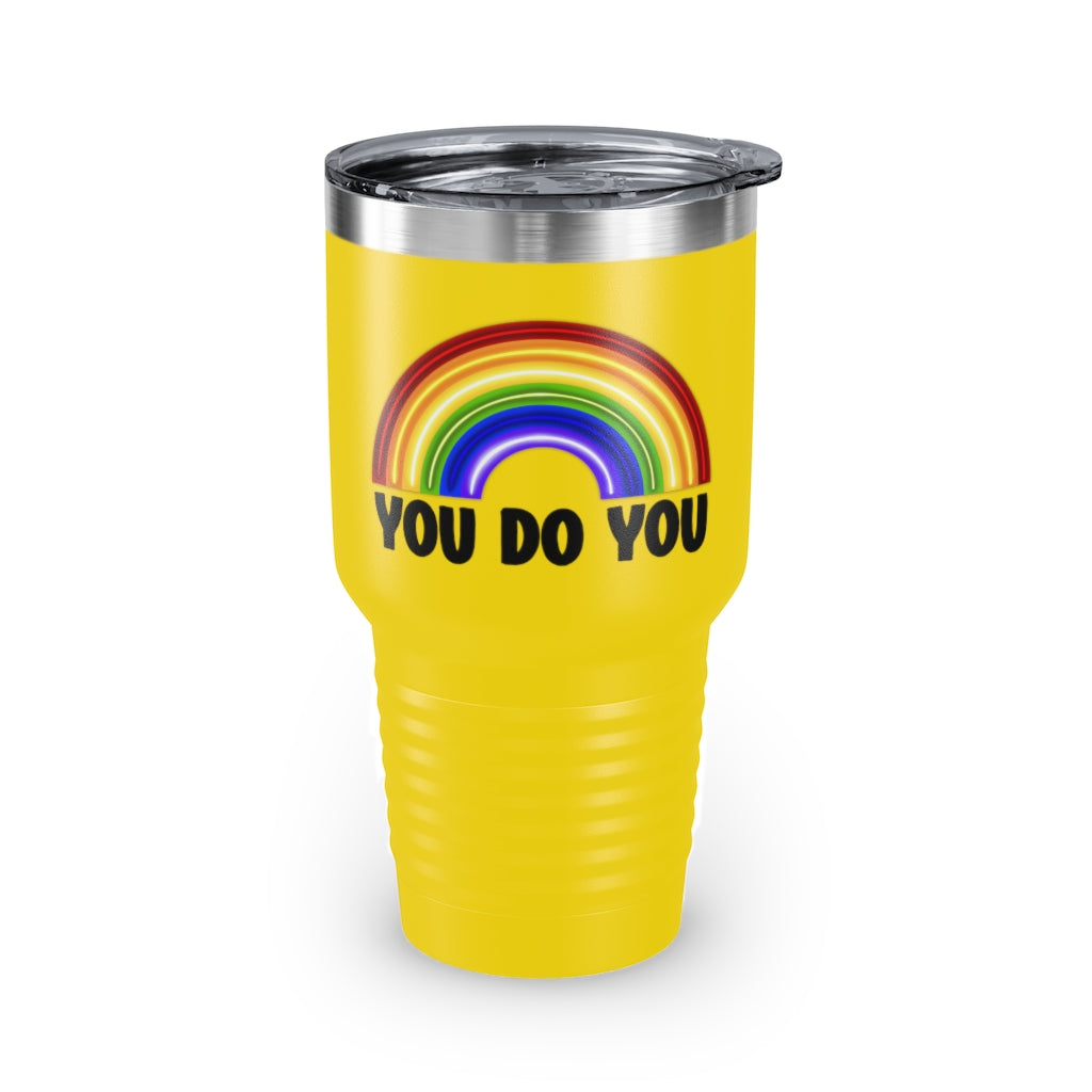 You Do You | Rainbow | Gay Pride | Ringneck Tumbler | 30oz