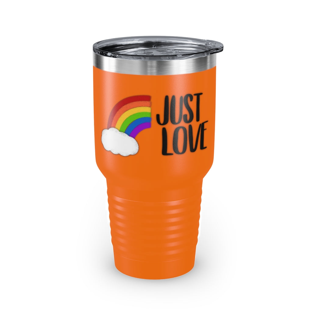 Just Love | Rainbow | Gay Pride | Ringneck Tumbler | 30oz