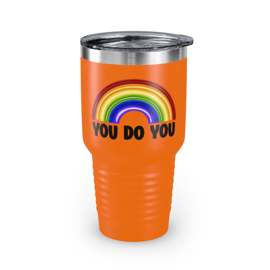 You Do You | Rainbow | Gay Pride | Ringneck Tumbler | 30oz