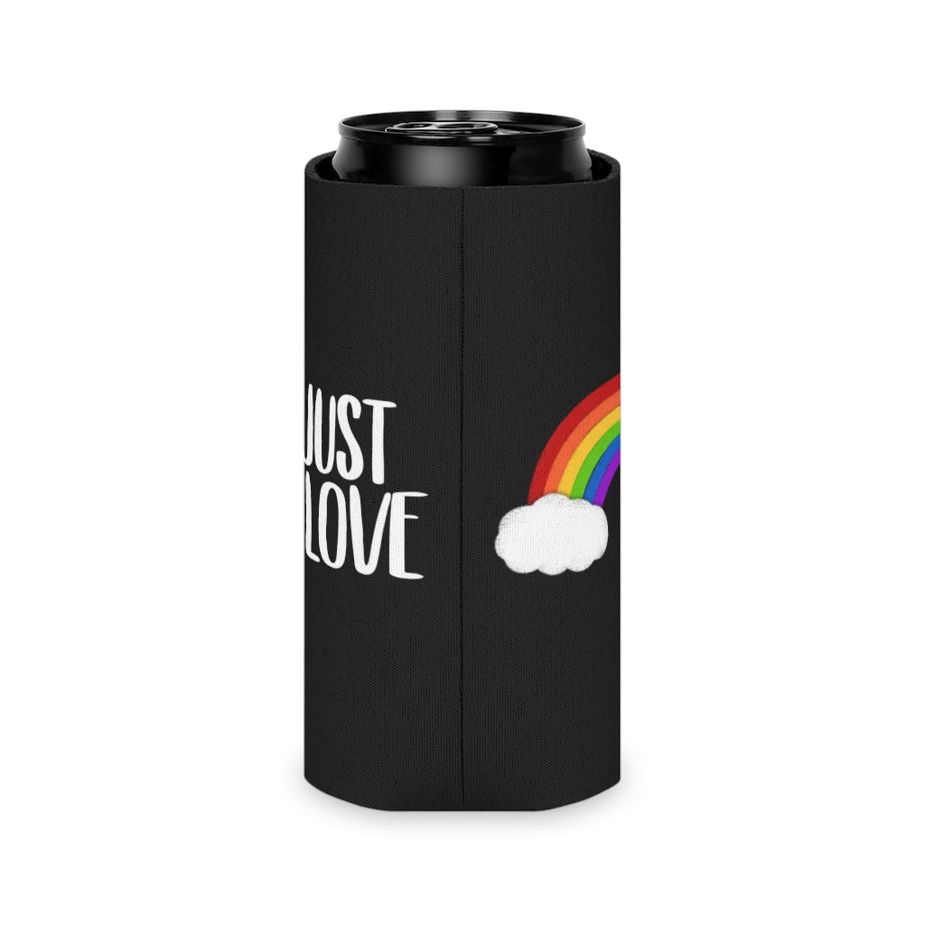 Just Love | Rainbow | Gay Pride | Can Cooler | Koozie