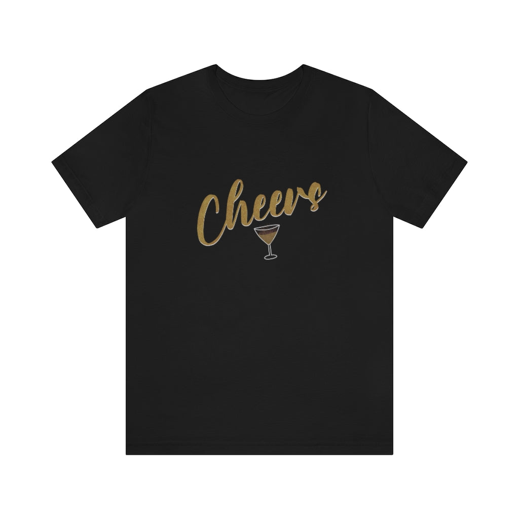 Cheers Tshirt. Black.