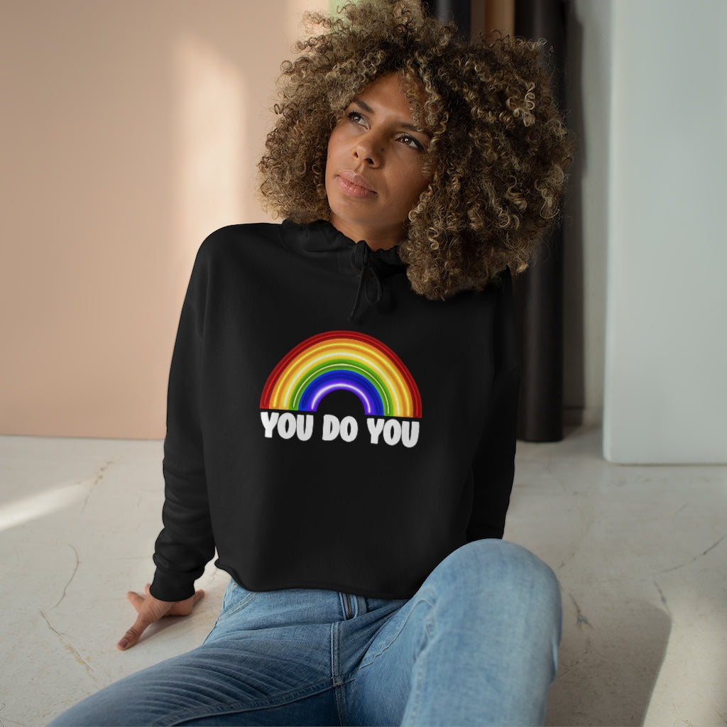 You Do You | Gay Pride | Crop Hoodie