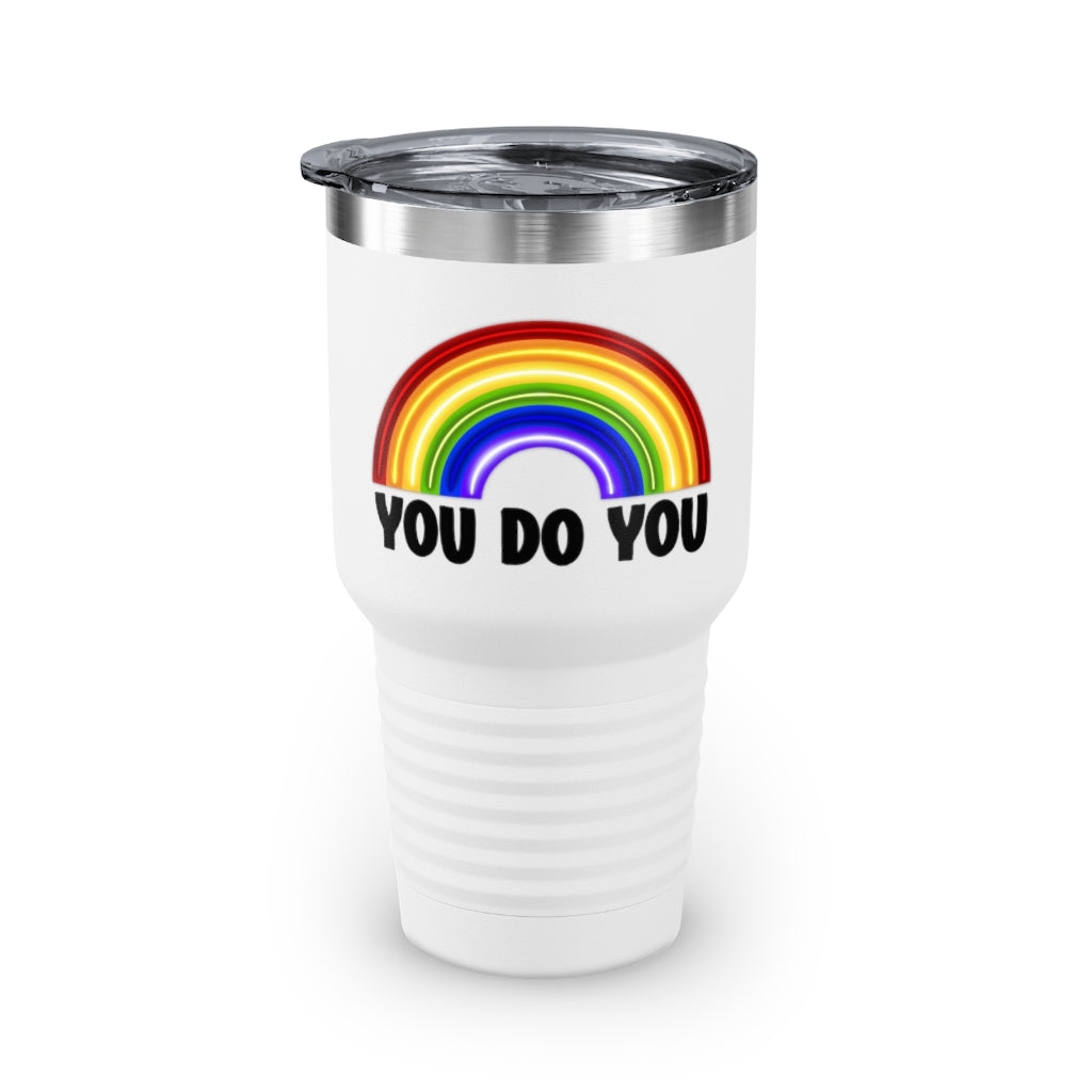 You Do You | Rainbow | Gay Pride | Ringneck Tumbler | 30oz