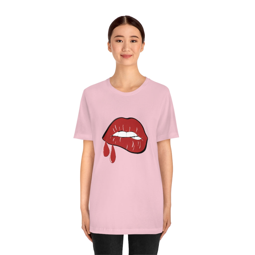 Red Lips | Sexy Lips | Short Sleeve Tee