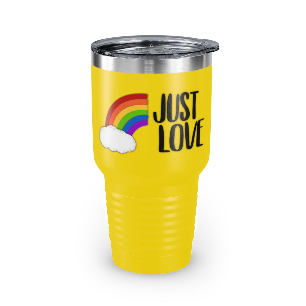 Just Love | Rainbow | Gay Pride | Ringneck Tumbler | 30oz