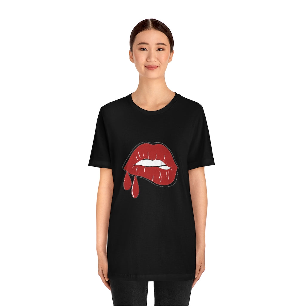 Red Lips | Sexy Lips | Short Sleeve Tee