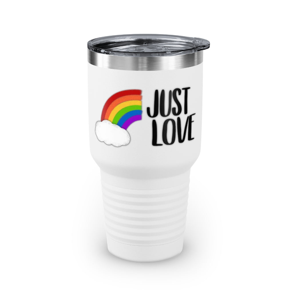 Just Love | Rainbow | Gay Pride | Ringneck Tumbler | 30oz