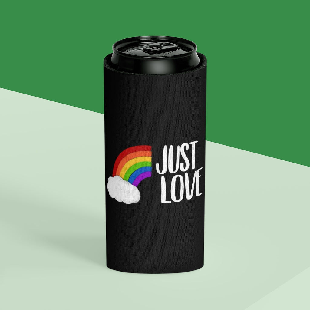 Just Love | Rainbow | Gay Pride | Can Cooler | Koozie