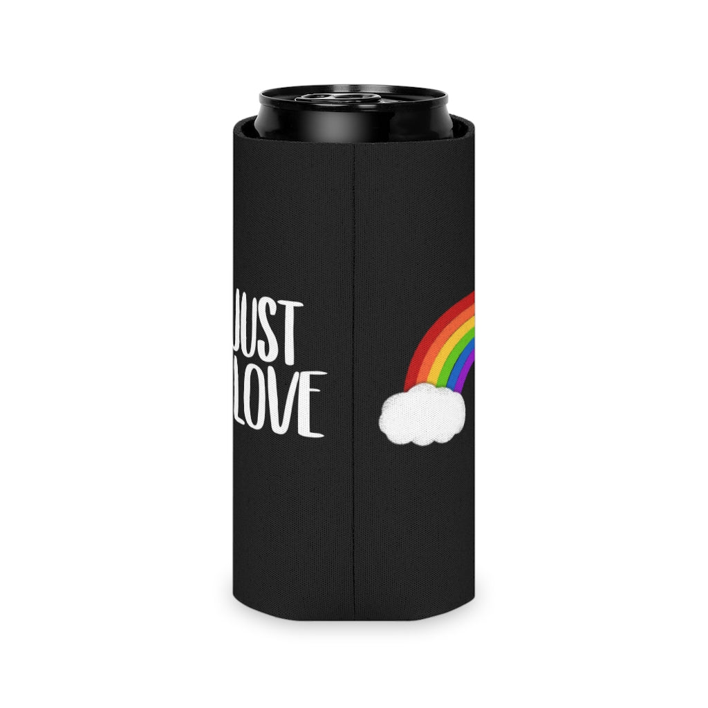 Just Love | Rainbow | Gay Pride | Can Cooler | Koozie