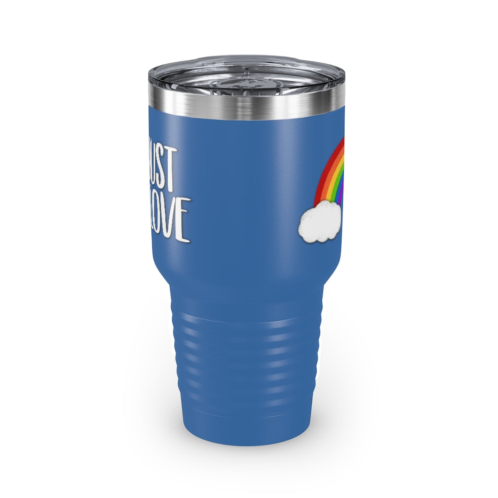 Just Love | Rainbow | Gay Pride | Ringneck Tumbler | 30oz