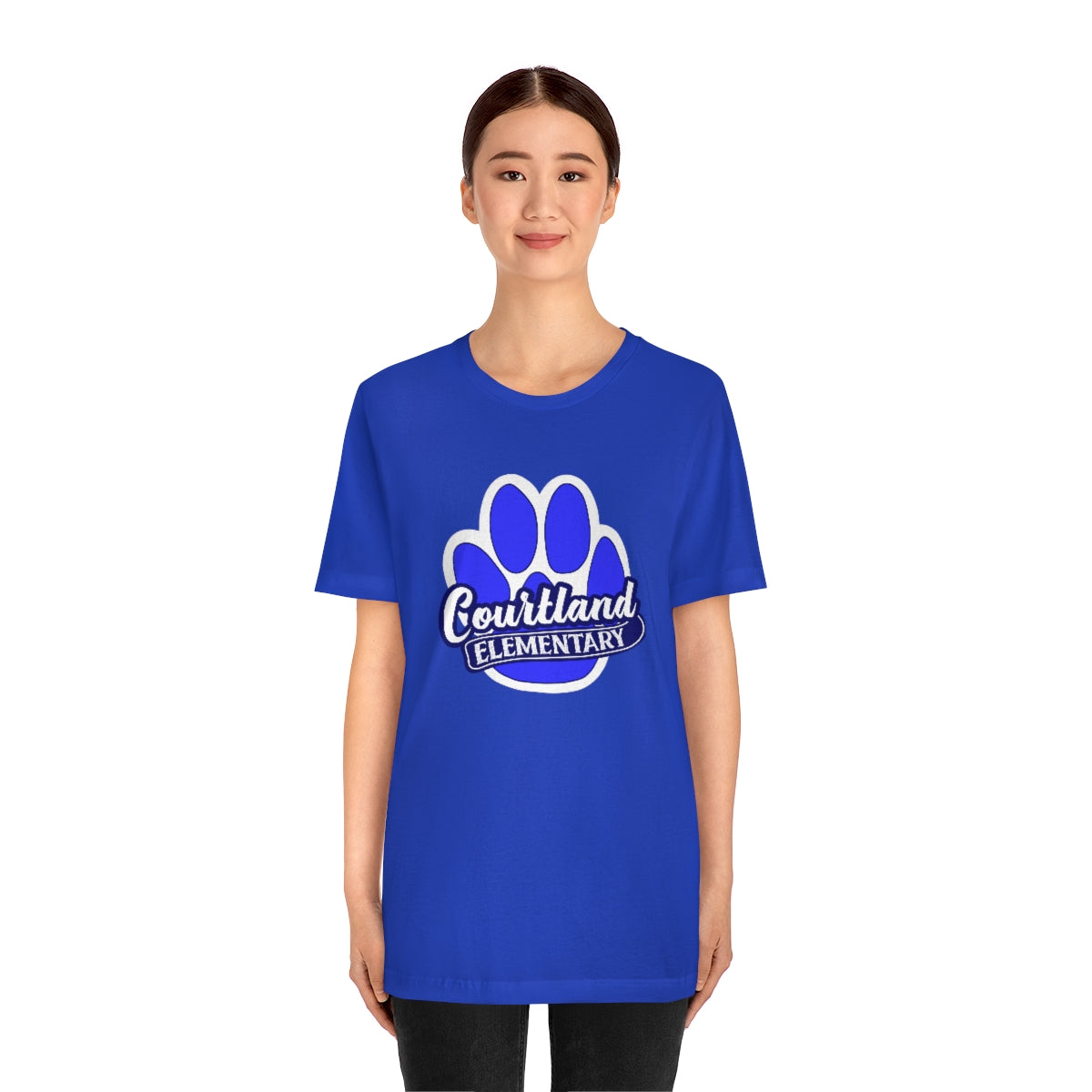 ADULT Short Sleeve Tee | Large Courtland Paw