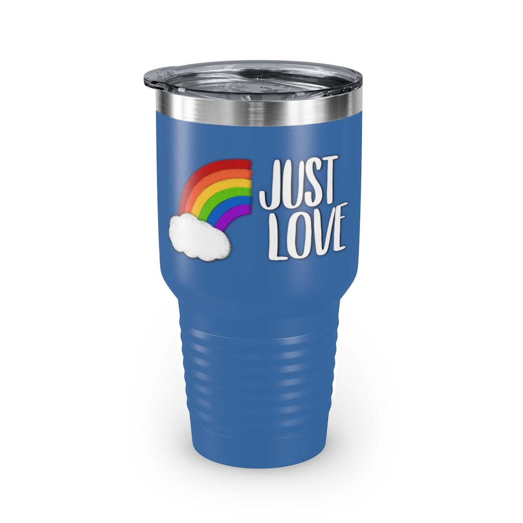 Just Love | Rainbow | Gay Pride | Ringneck Tumbler | 30oz