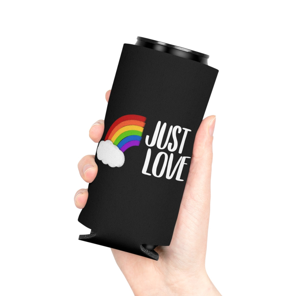 Just Love | Rainbow | Gay Pride | Can Cooler | Koozie