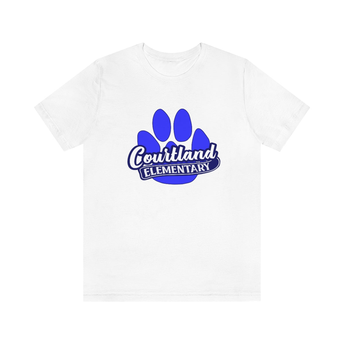 ADULT Short Sleeve Tee | Large Courtland Paw