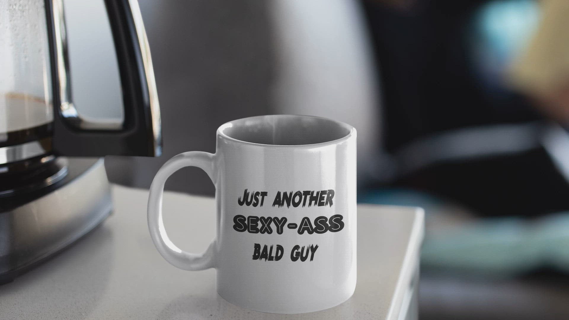 Sexy Ass Bald Guy | Funny Mug | Coffee Mug - She Sells Stuff – She Sells  Stuff Co