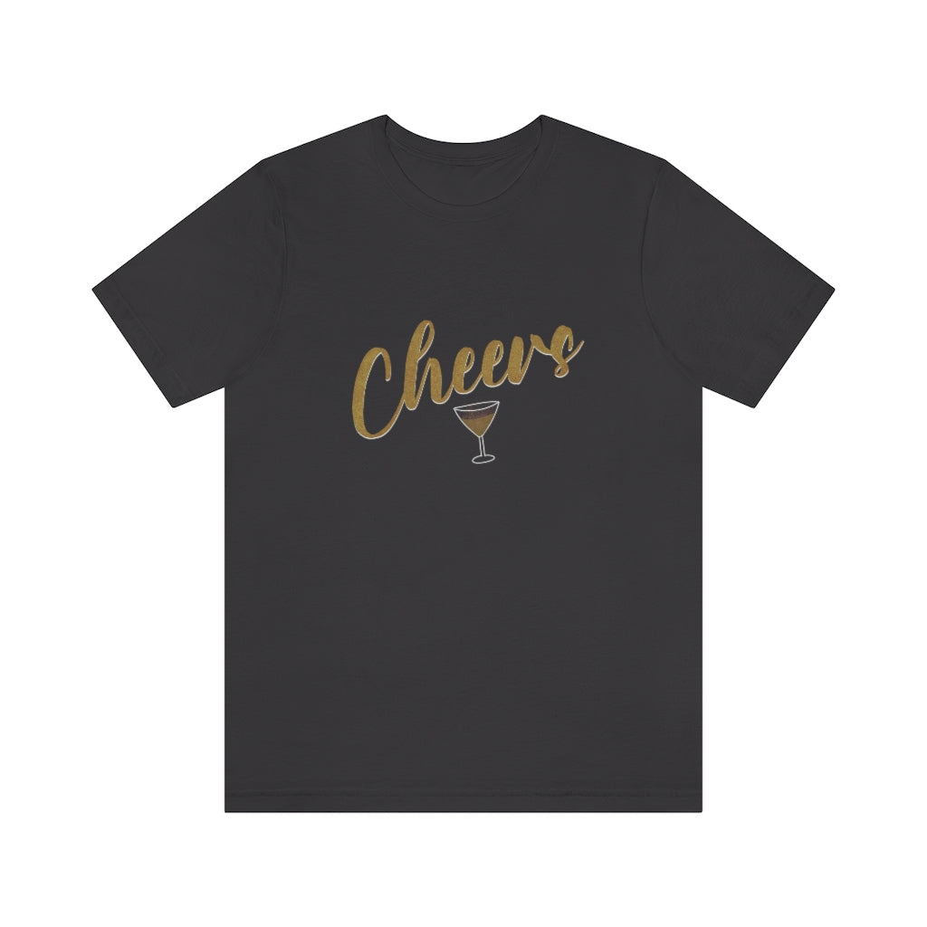 Cheers Tshirt. Dark Gray.