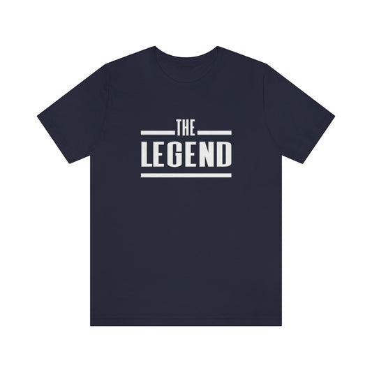 The Legend. Short Sleeve T-shirt. Navy.