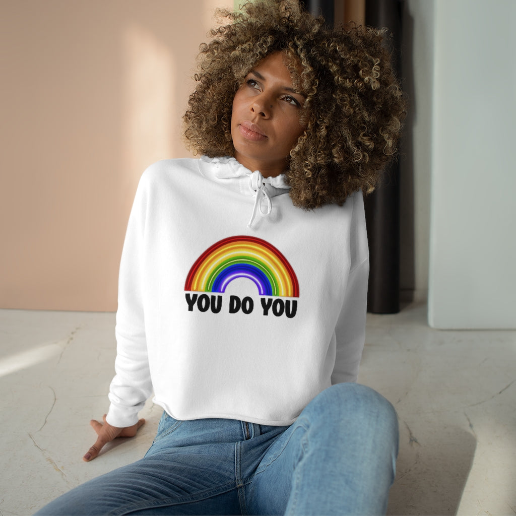 You Do You | Gay Pride | Crop Hoodie