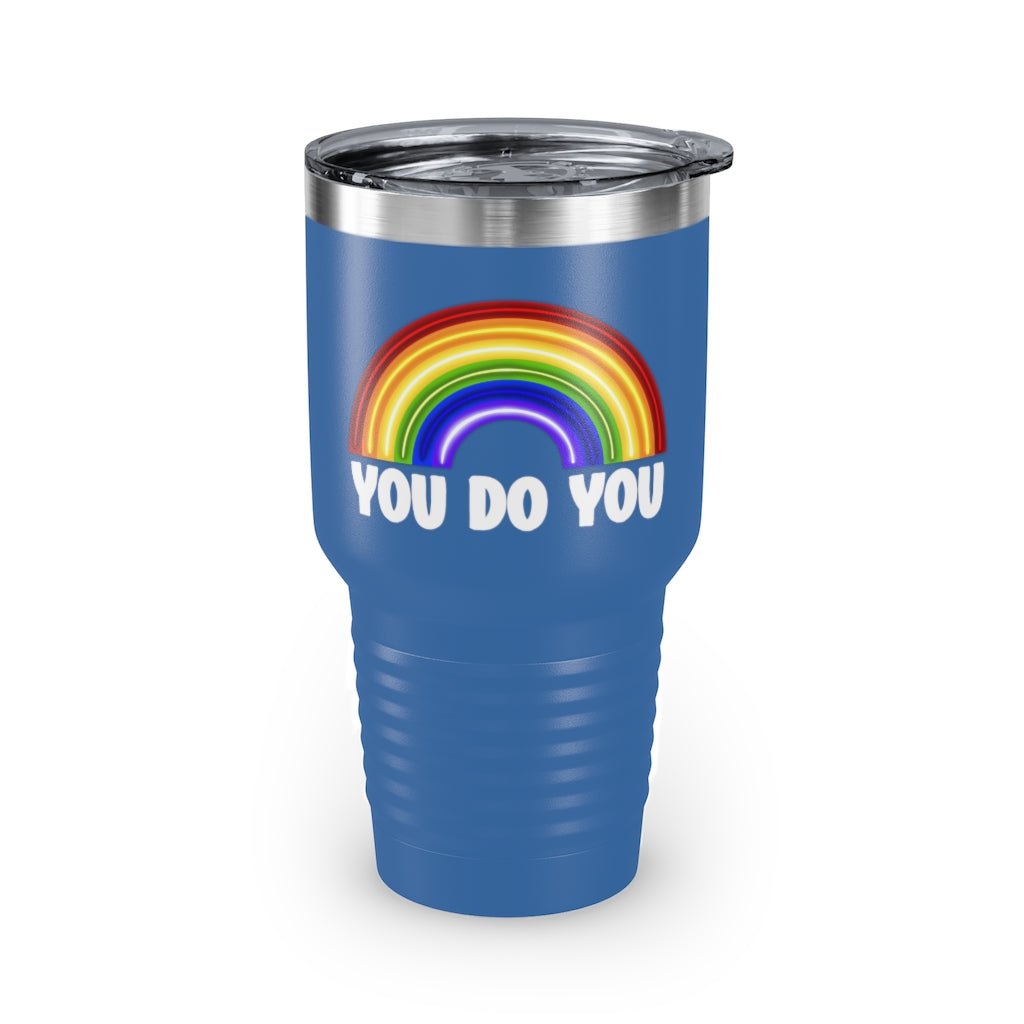 You Do You | Rainbow | Gay Pride | Ringneck Tumbler | 30oz