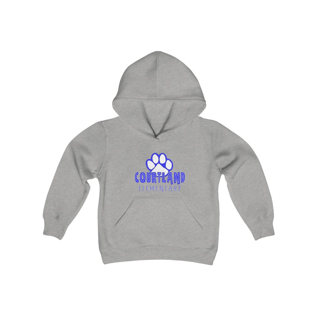 YOUTH Hoodie | Courtland Elementary | Blue or Gray