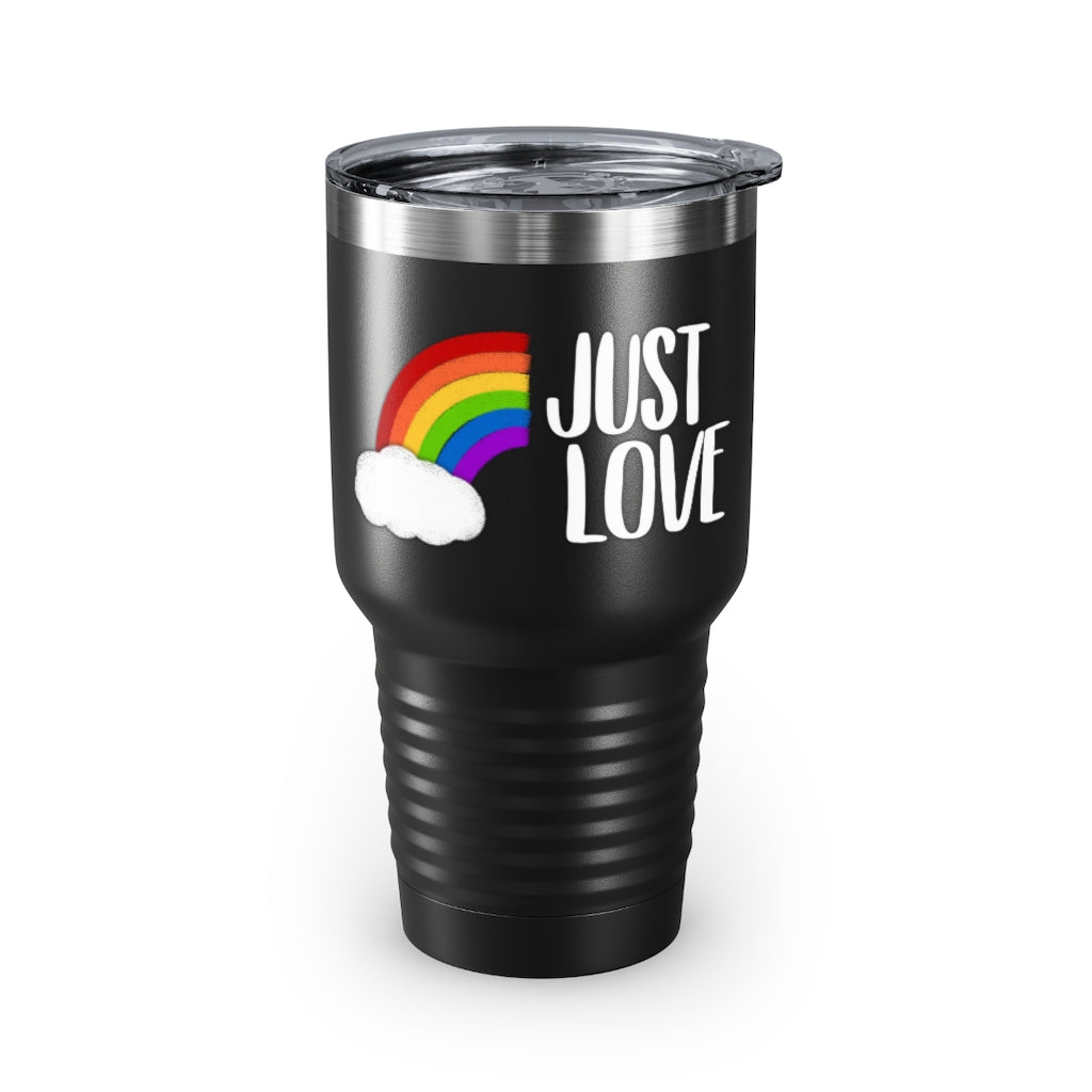 Just Love | Rainbow | Gay Pride | Ringneck Tumbler | 30oz