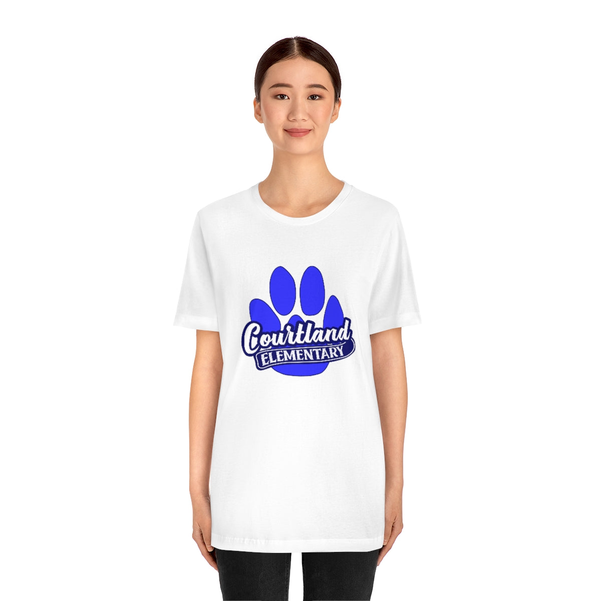 ADULT Short Sleeve Tee | Large Courtland Paw