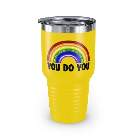 You Do You | Rainbow | Gay Pride | Ringneck Tumbler | 30oz