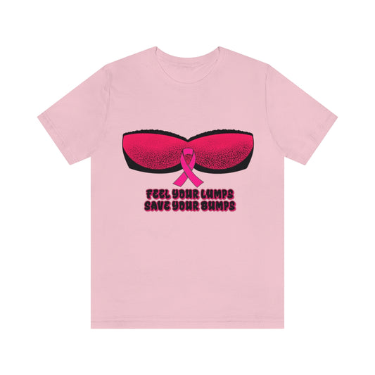 Breast Cancer Awareness | Short Sleeve Tee | Save the bumps