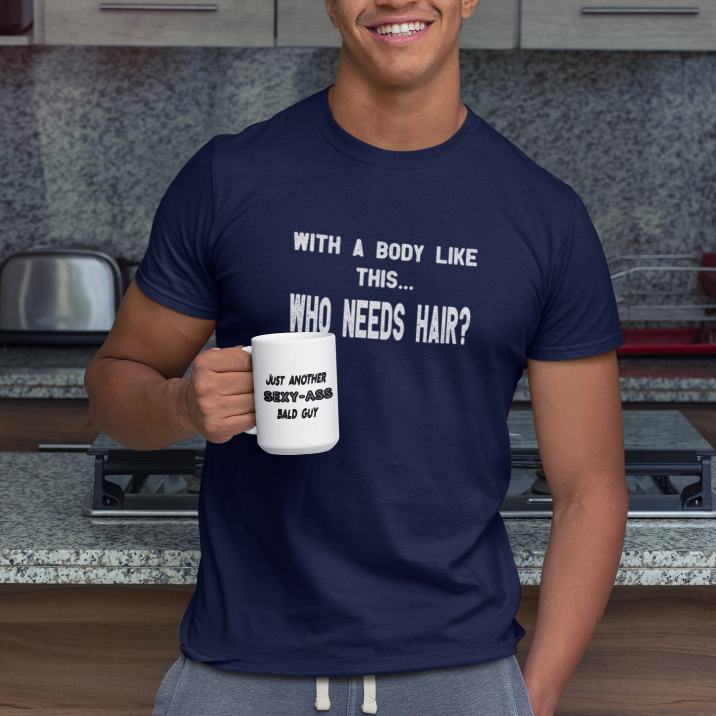 Sexy Ass Bald Guy | Funny Mug | Coffee Mug